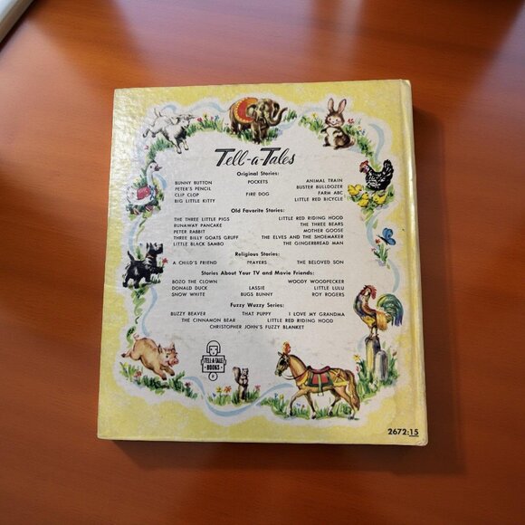 Christopher Johns Fuzzy Blanket Vintage Childrens Book Whitman Publishing 1960 F - Picture 2 of 4